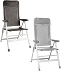 Campingstol Skye med 6-pos rygg Syntex Plus fra Brunner forfra