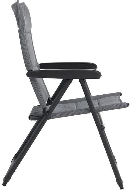 Campingstol Stonecliff 3 posisjoner bakside og ramme i aluminium