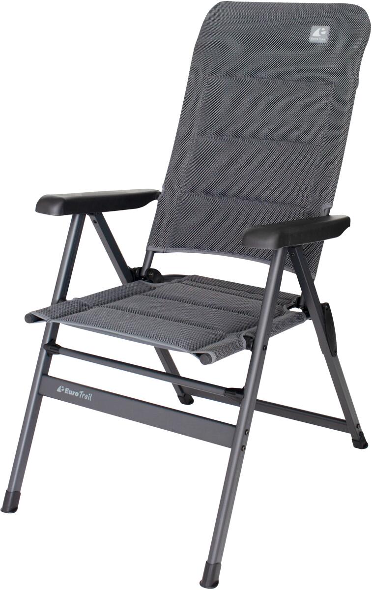 Campingstol Talin 3D mesh aluminium 120 kg Eurotrail forfra