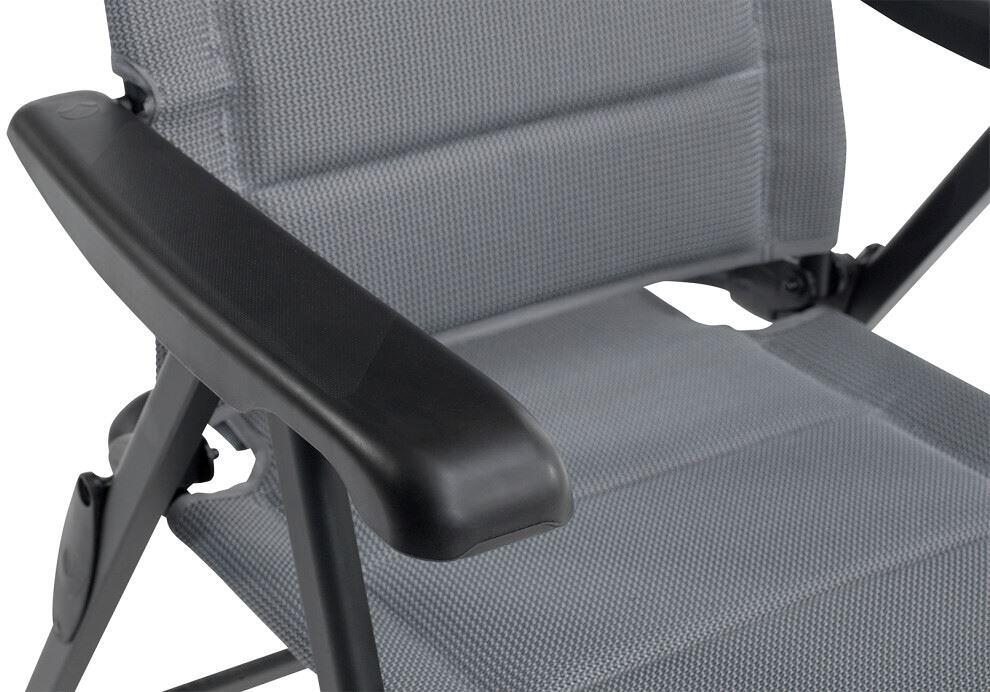 Campingstol Teton 7 posisjoner detalj av tekstilmateriale