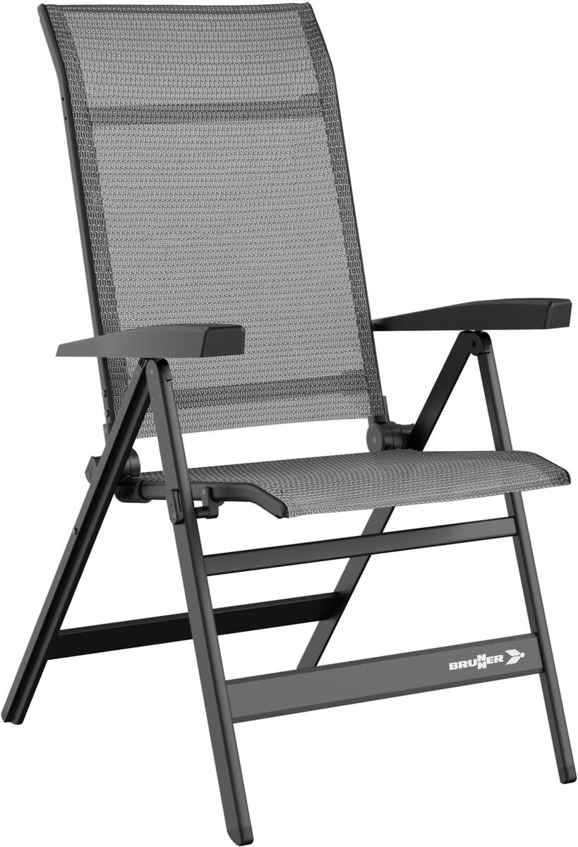 Campingstol Travelounger Air M forfra i Salt & Pepper design