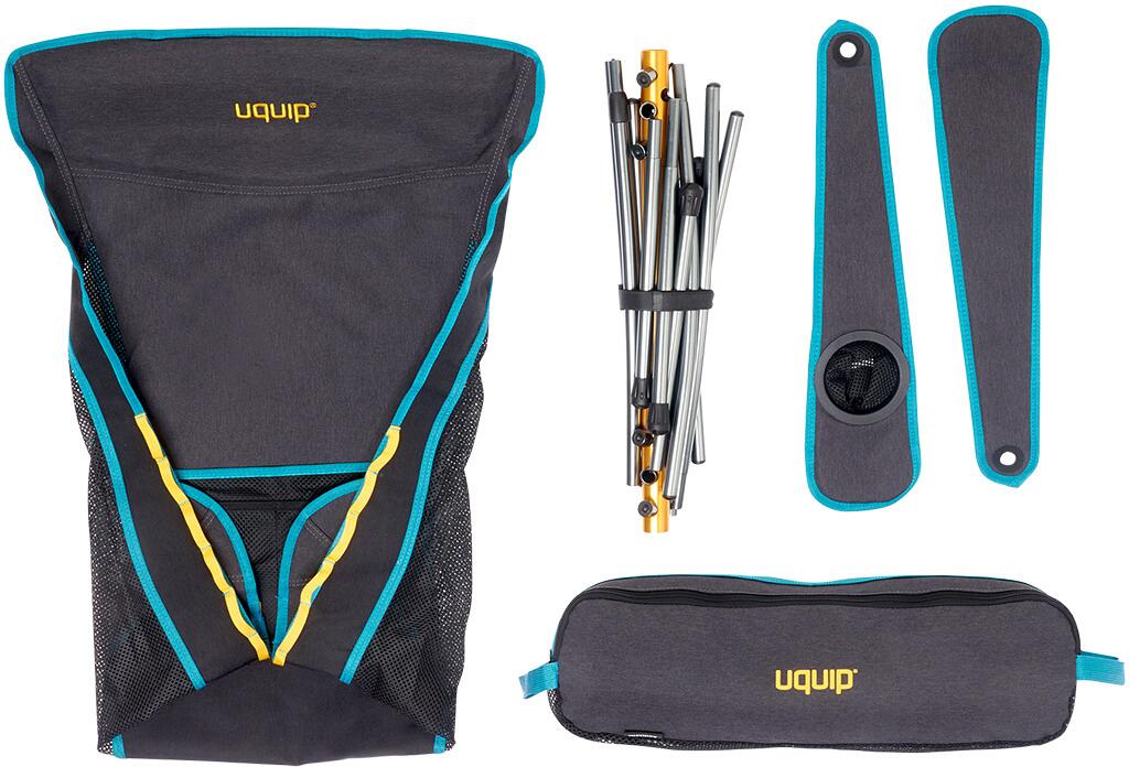 Campingstol Uquip Infinity Lounger pakket i sin bærepose