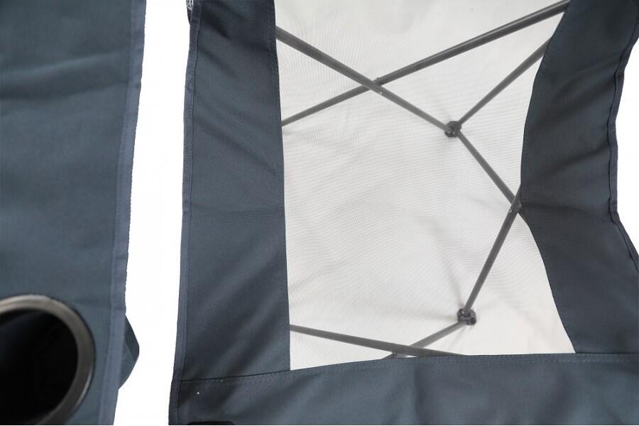 Detalj av mesh-panel på Campingstol Vango Laguna Chair