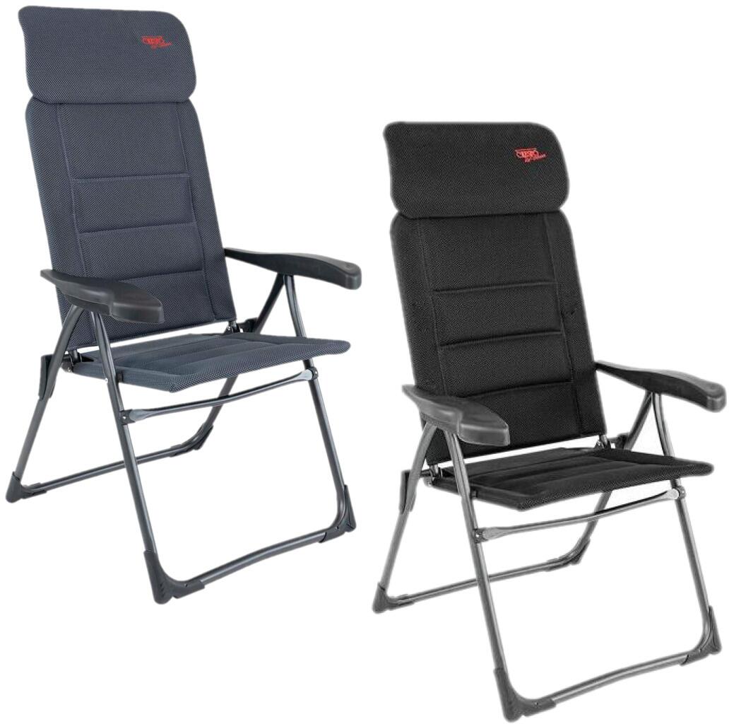 Campingstol AP/213 Air Deluxe Compact, 7-trinns justerbar - Crespo forfra