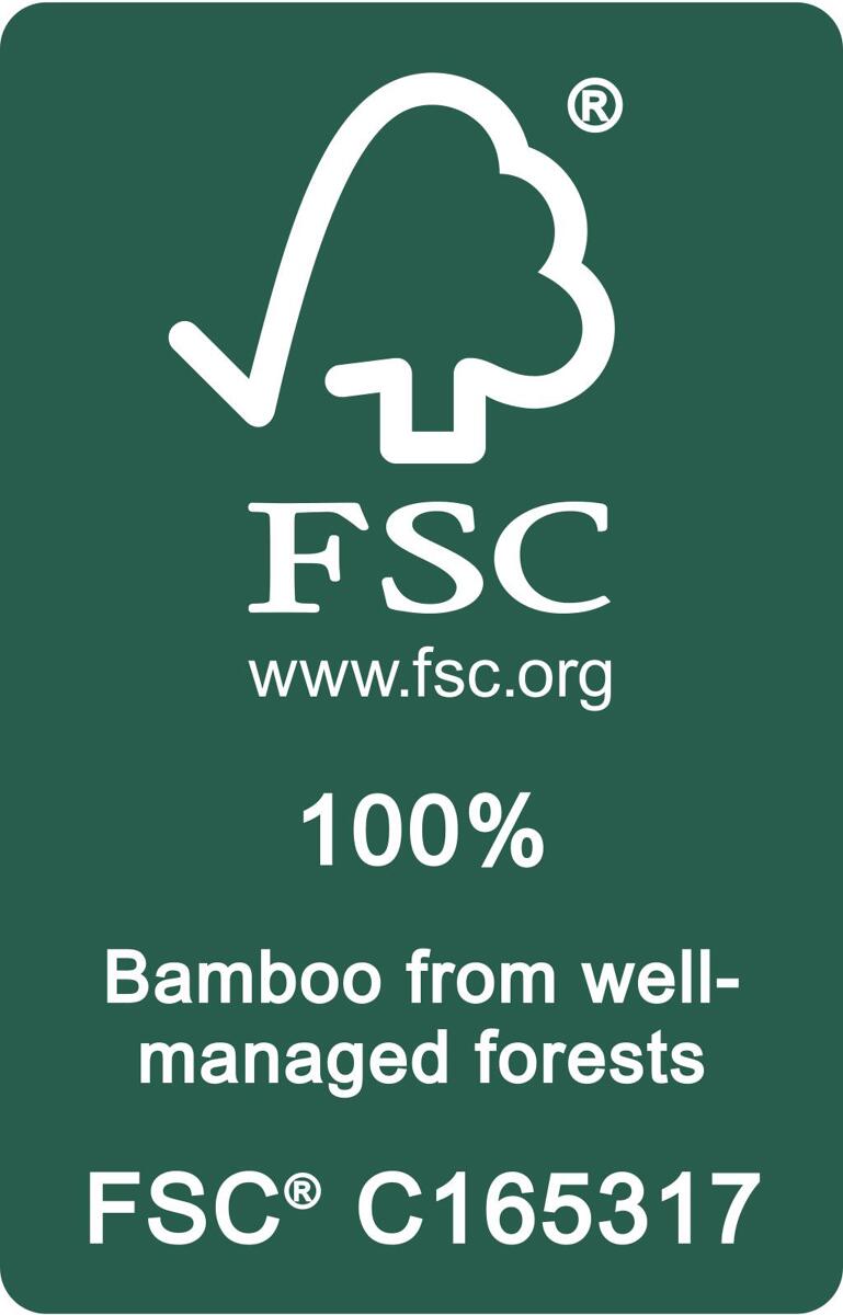 Campingtallerken bambus FSC-sertifisert biologisk nedbrytbar - Origin Outdoors nærbilde