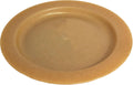 Campingtallerken flat bioplast Ø22,5 cm brun forfra