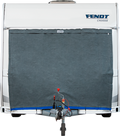 Campingvogn frontbeskyttelse Wintertime 140x160 cm - Hindermann forfra