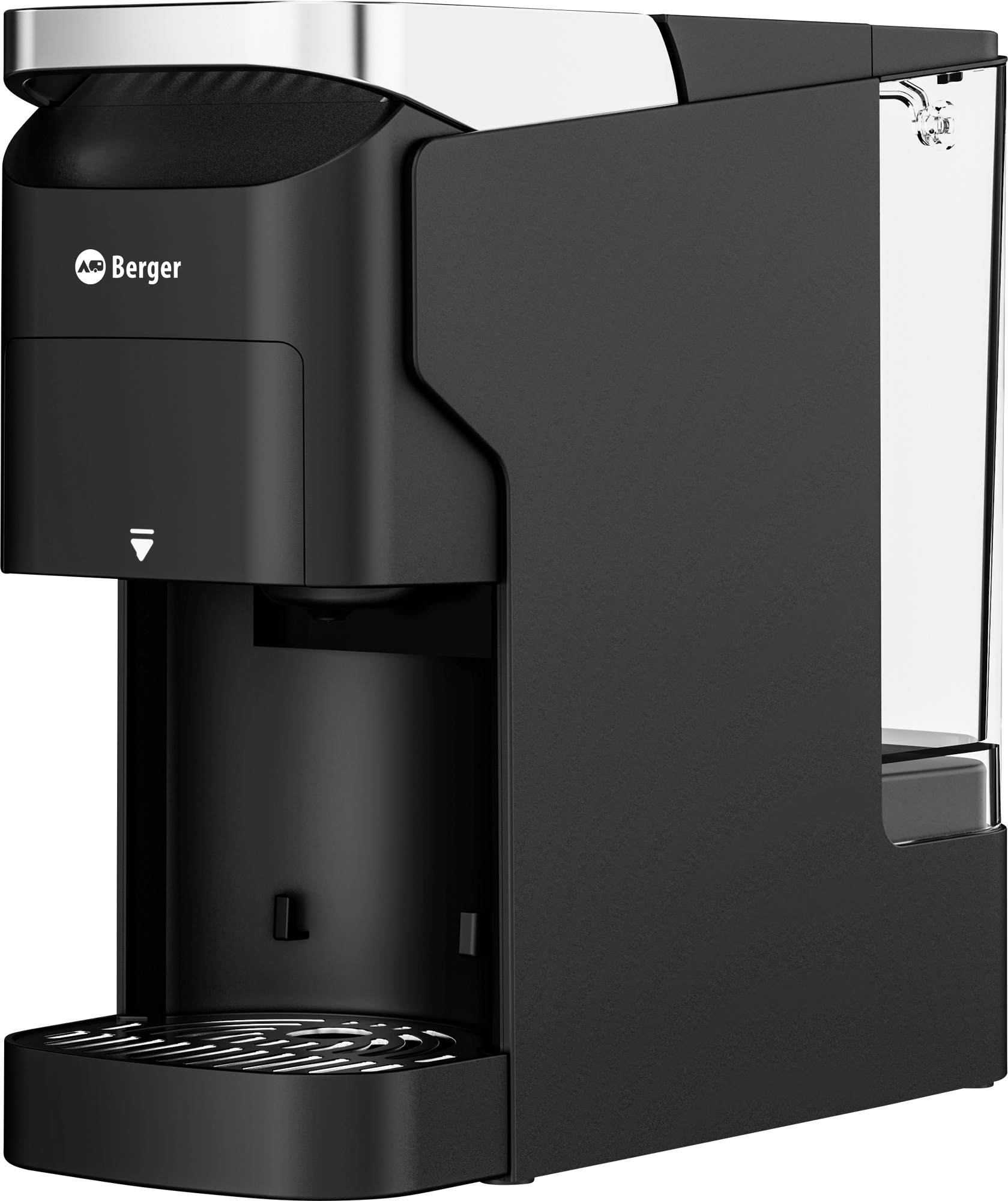 Camp&Brew 3-i-1 kaffemaskin med kapsel eller malt kaffe forfra