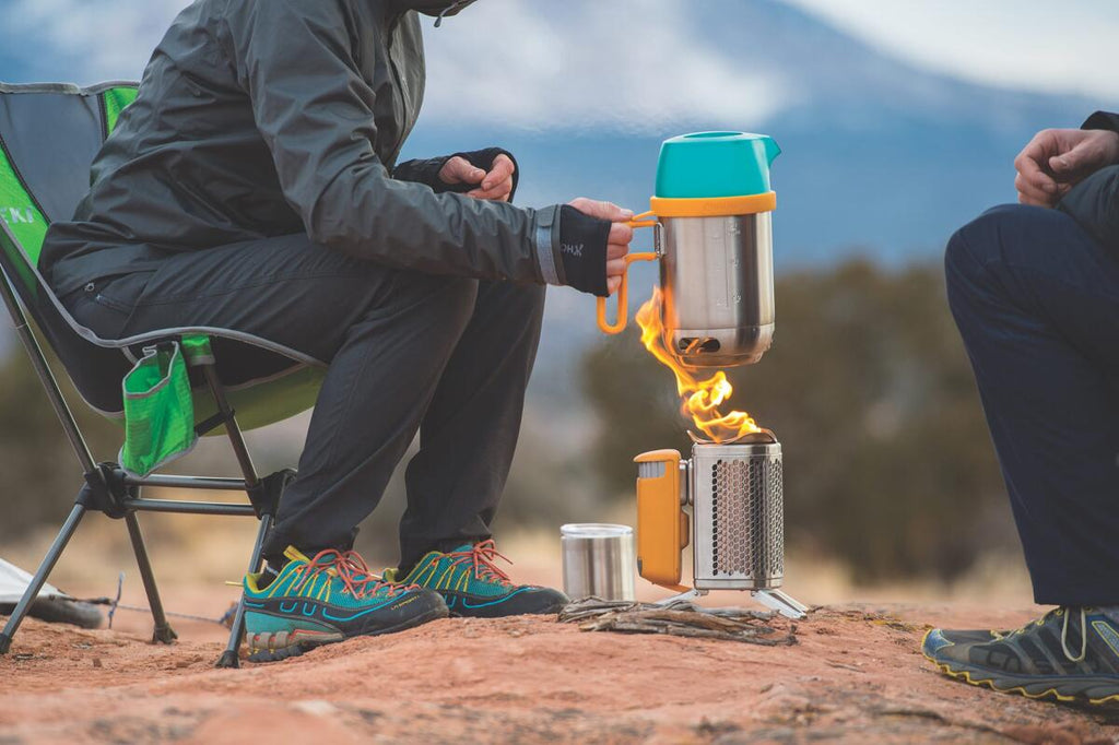 CampStove komplett kokesett med USB, 1,5 l pakket for transport