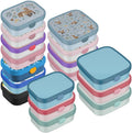 Campus matboks for barn med bento-innlegg i blått design