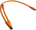 CAN-kabel Y-split hunn til vinkel hann og hunn 0,4 m - Super B forfra