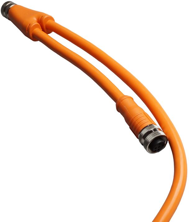 CAN-kabel Y-split hunn til vinkel hann og hunn 0,4 m - Super B montert nærbilde