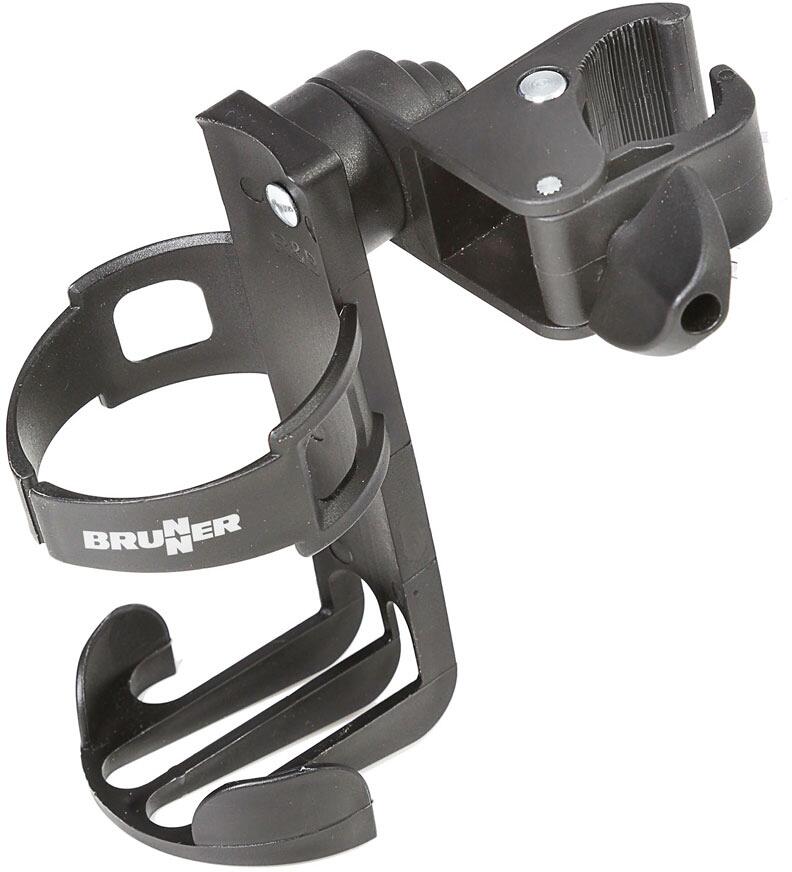 Cancage flaskeholder for campingstol 15x7,5x22 cm Brunner forfra