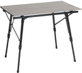 Canmore campingbord rullbart aluminium justerbare ben - Outwell forfra