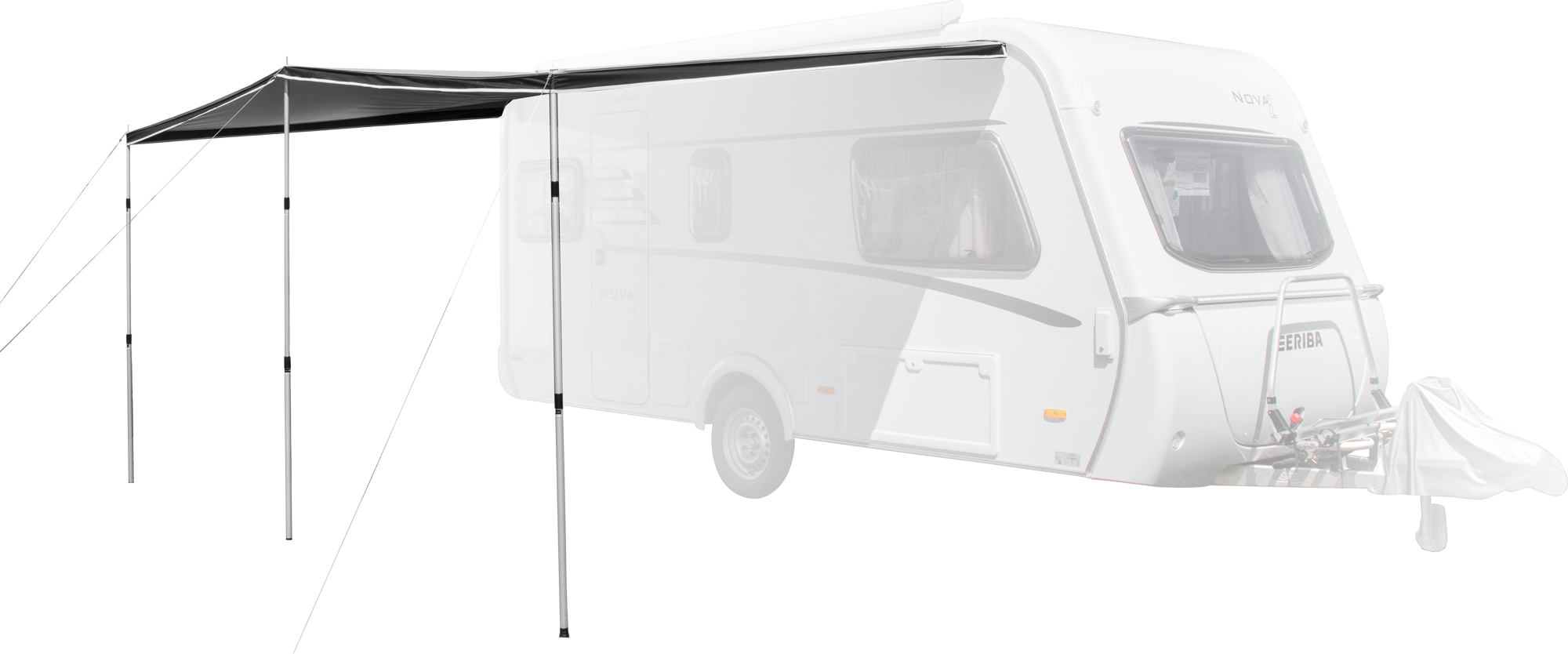 Canopy Shady Pro soltak for VEGA/MARS 330 frontvisning