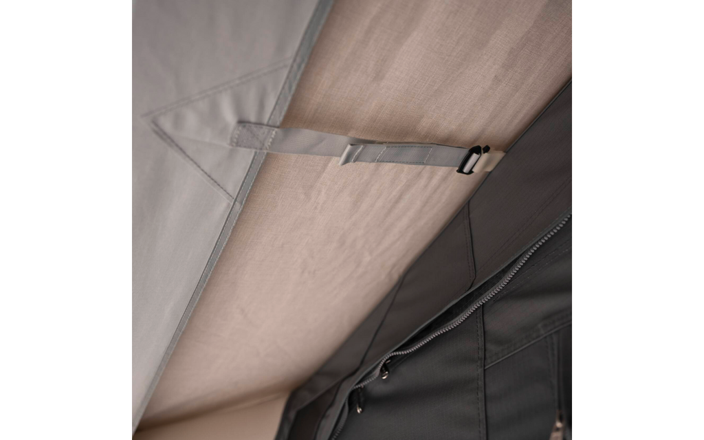 Detalj av materialet i Canopy takforlengelse for Residence Air fortelt 470x180 cm - Dometic