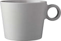 Cappuccinokopp Bloom 375 ml melamin pebble white forfra