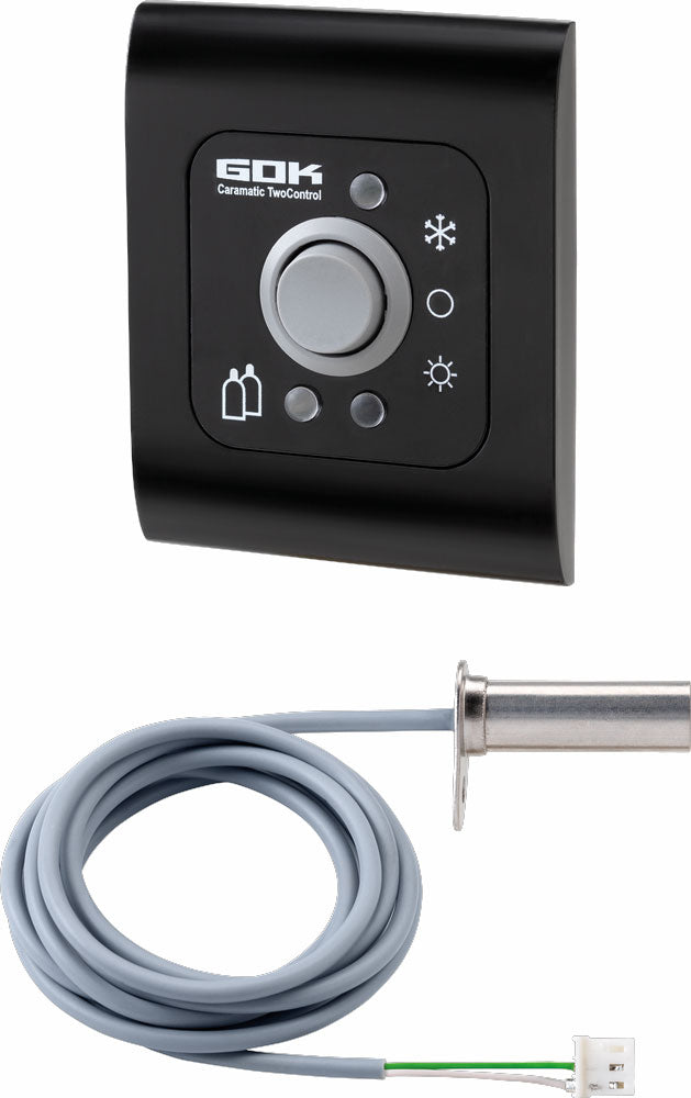 Caramatic TwoControl styreenhet med regulatorvarme Eis-Ex front
