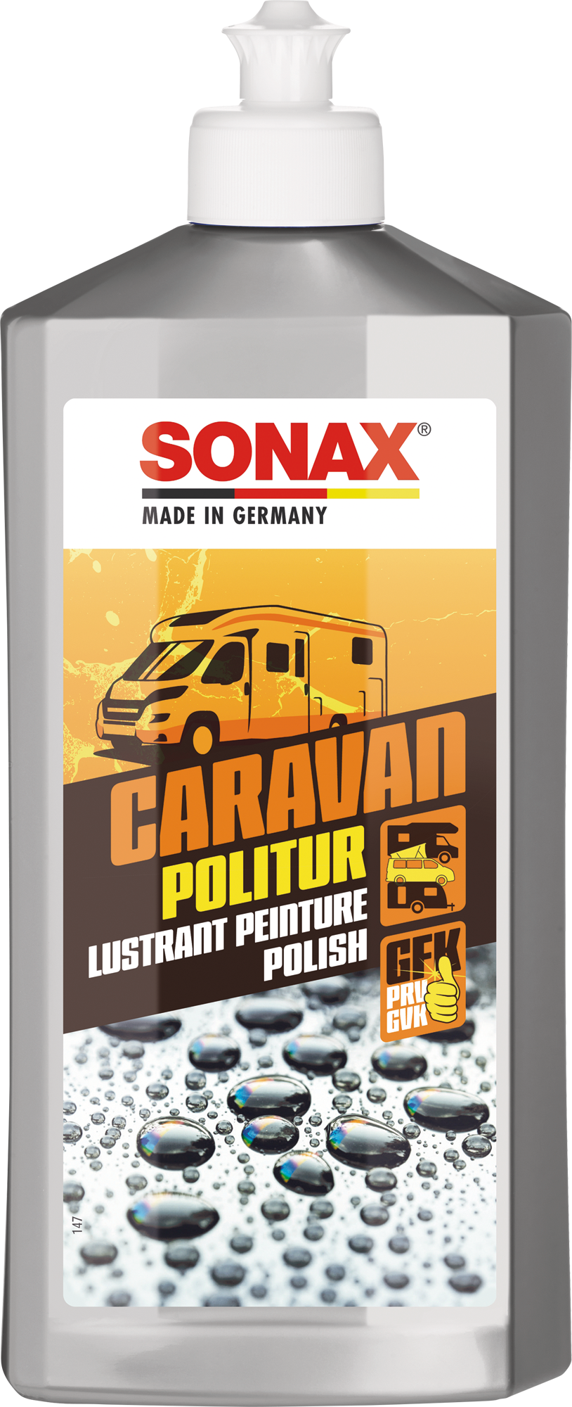 Caravan pleieset 6 deler rengjøring og polering - Sonax forfra