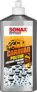 Caravan poleringsmiddel 500 ml for lakk og GFK - Sonax flaske forfra