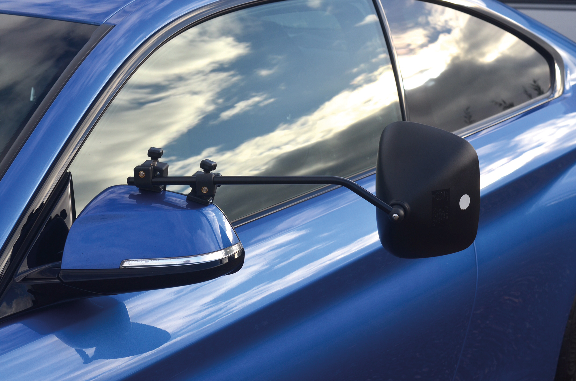 Caravanspeil Grand Aero 4 Mirrors Twin Pack - Milenco forfra
