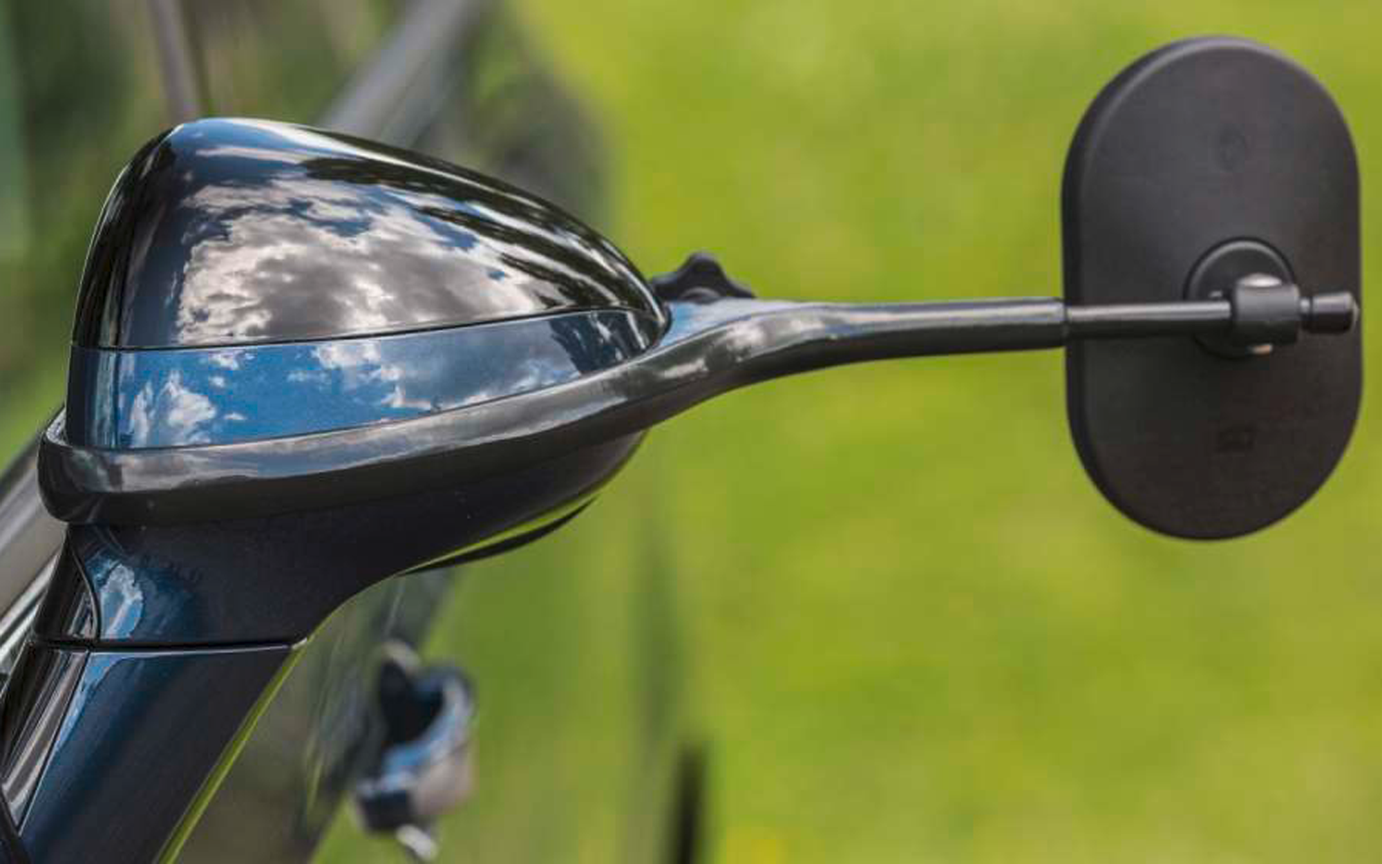 Caravanspeil for Nissan Qashqai, X-Trail, Juke, Navara, par - Emuk sett forfra