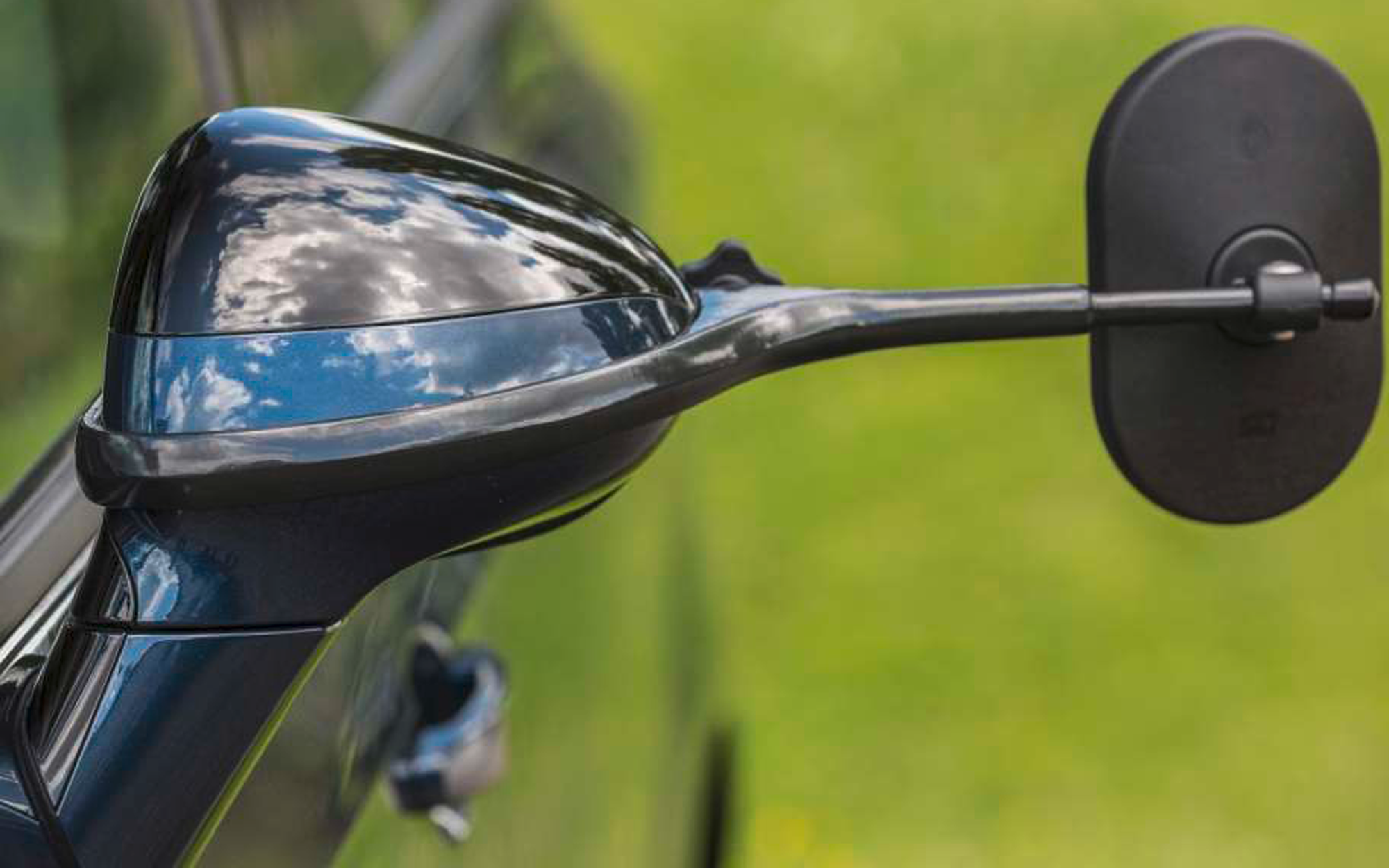Caravanspeil for VW T5 06/03-09/09 og Caddy 2K - Emuk montert på bilspeil