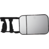 Bakside av Caravanspiegel Double Light med klemmemekanisme