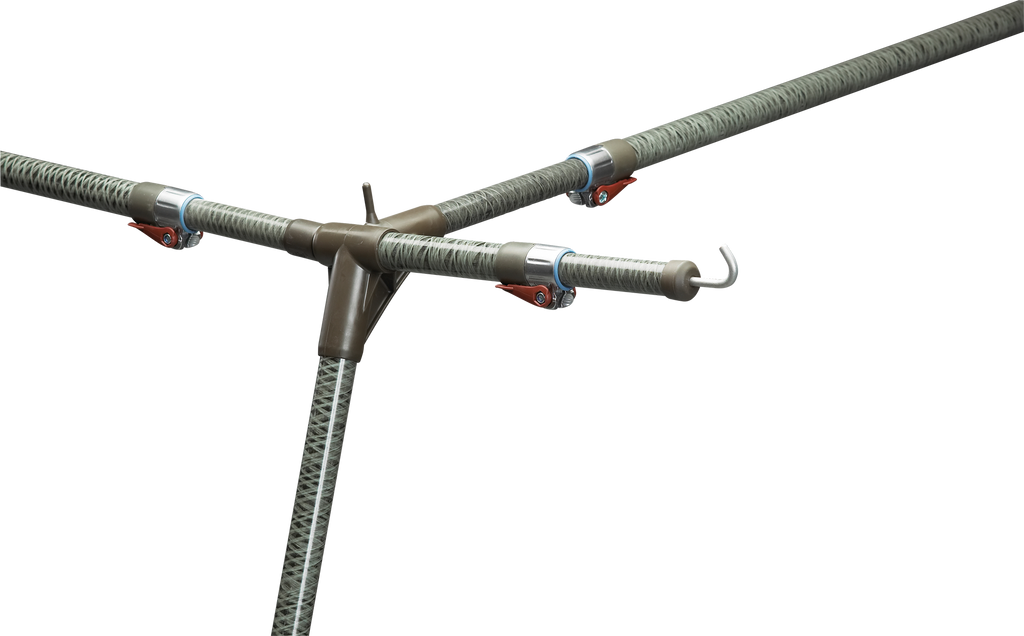 CarbonX 250 Standard IsaFix forteltstang forfra
