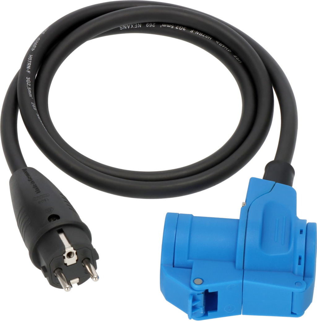 CEE-adapterkabel 1,5 m H07RN-F 3G2,5 Brennenstuhl forfra