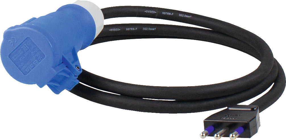 CEE-adapterkabel 1,5m med italiensk støpsel 16A fra AS-Schwabe