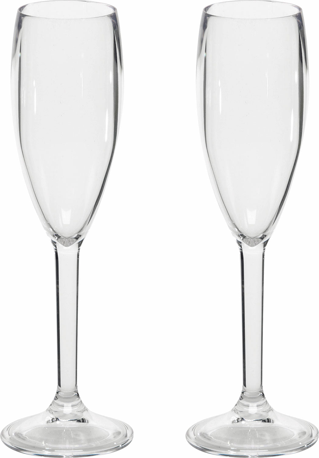 Champagneglass 200 ml i methylstyrol - Gimex for camping og piknik