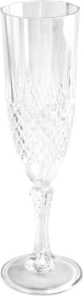 Champagneglass med krystalleffekt 200 ml 6-pack i plast - Alpina forfra