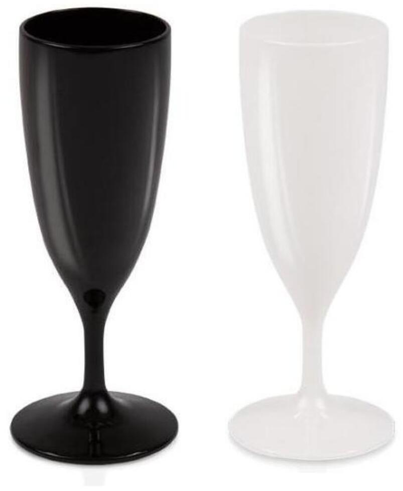 Champagneglass i SAN-plast, 2-pk, 160 ml, 17,5 cm - Camp4 forfra