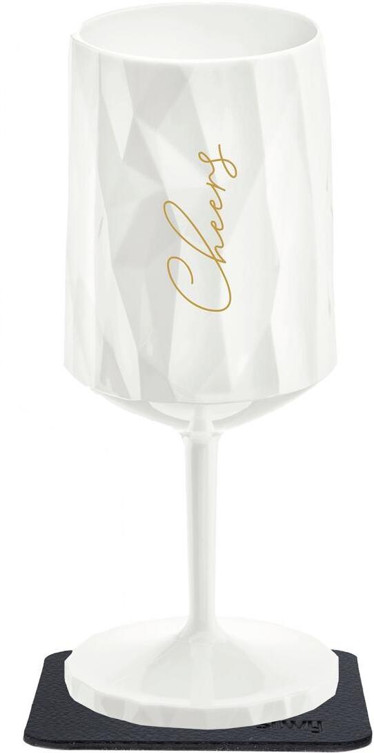 Cheers magnet vinglass i kunststoff 300 ml - silwy forfra
