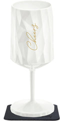 Cheers magnet vinglass i kunststoff 300 ml - silwy forfra