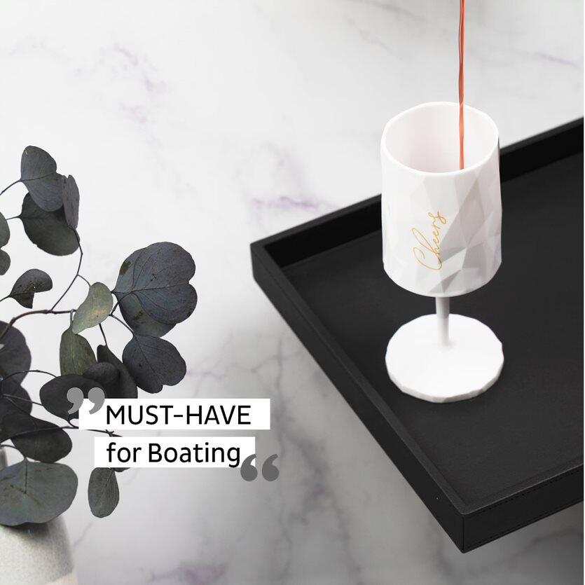 Cheers magnet vinglass i kunststoff 300 ml - silwy