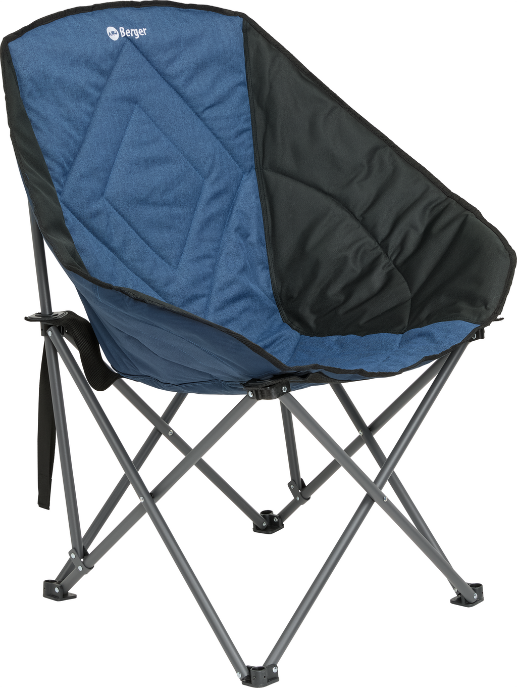 Chillout sammenleggbar campinglenestol med polstring forfra