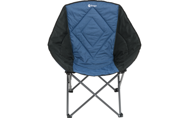 Chillout sammenleggbar campinglenestol med polstring bakside
