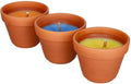 Citronella-lys 3-pakning Ø10 cm med 20 timers brenntid fra Favorit
