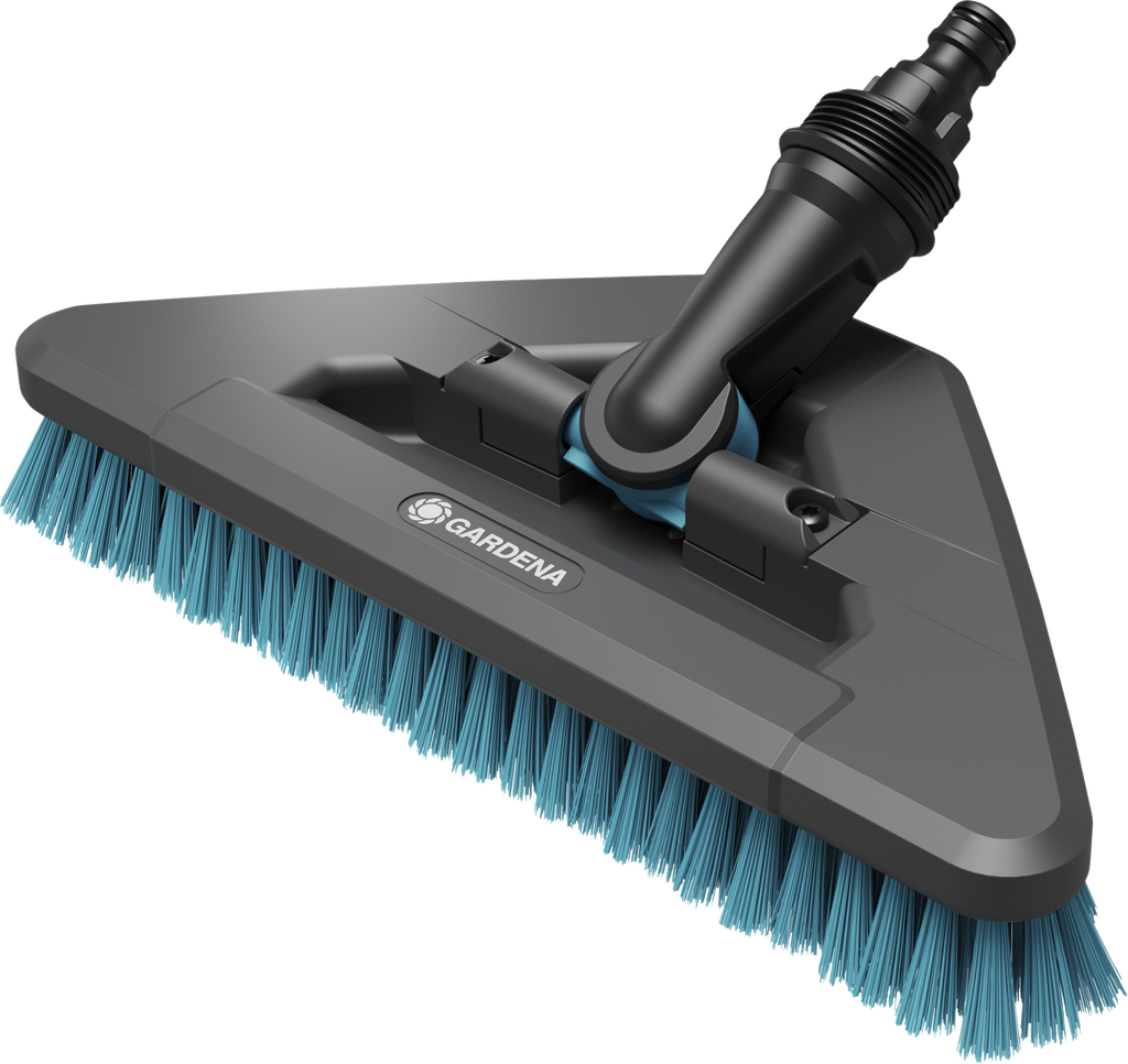 Cleansystem skaftbørste for flatevask - Gardena forfra