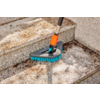 Cleansystem skaftbørste for flatevask - Gardena detalj av bust