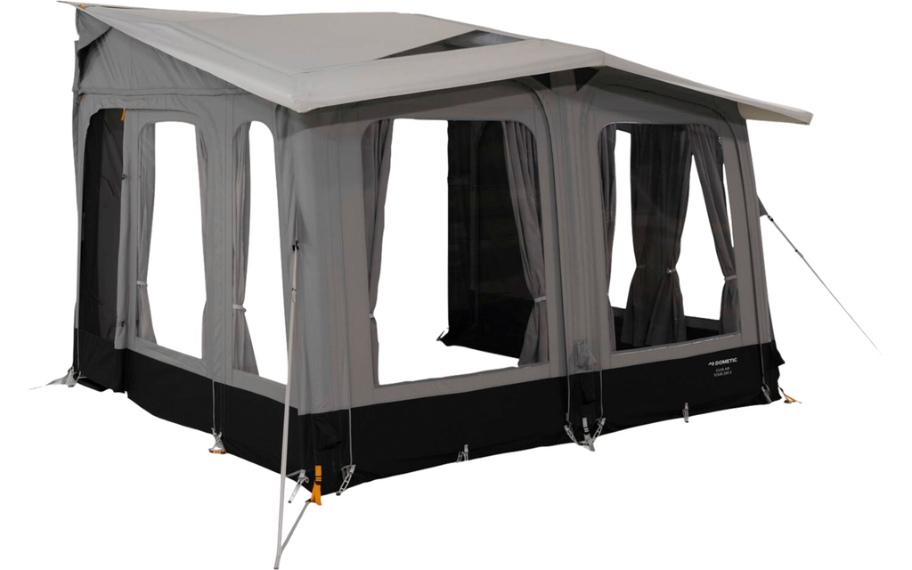Detalj av materialet på Club Air Tour oppblåsbart fortelt for campingvogn 260 cm
