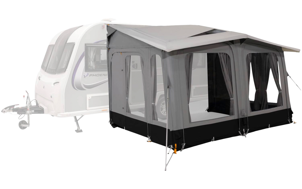 Pumpe inkludert med Club Air Tour oppblåsbart fortelt for campingvogn 260 cm