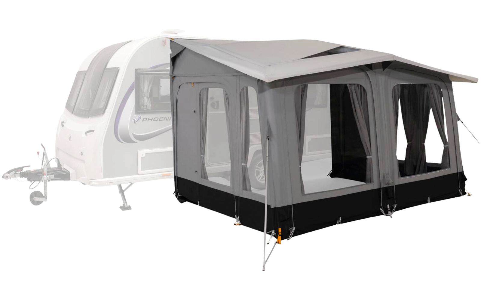 Pumpe inkludert med Club Air Tour oppblåsbart fortelt for campingvogn 260 cm