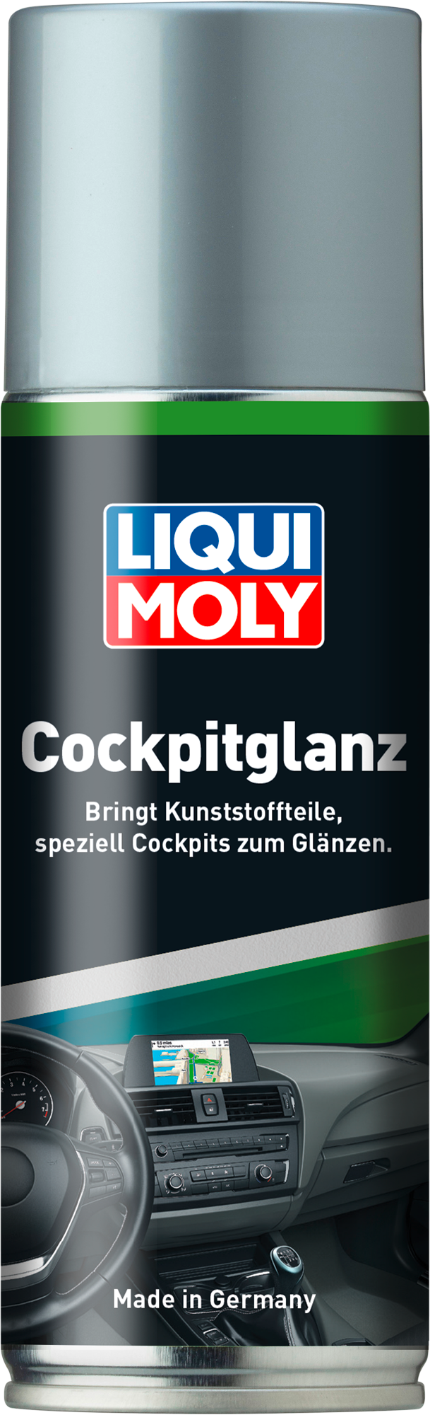 Cockpit glansspray antistatisk for plast 200 ml - Liqui Moly for behagelig høyglans i bilinteriør