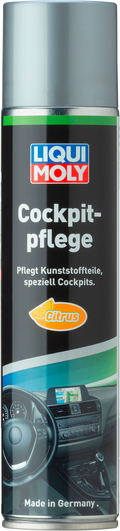 Cockpitpleie for plast sitrus antistatisk 300 ml - Liqui Moly flaske for bilinteriør