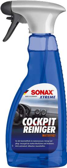 Cockpitrens matt effekt for plastoverflater 500 ml Sonax XTREME forfra