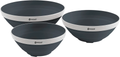 Collaps Bowl sammenleggbare boller 3er-sett navy night forfra
