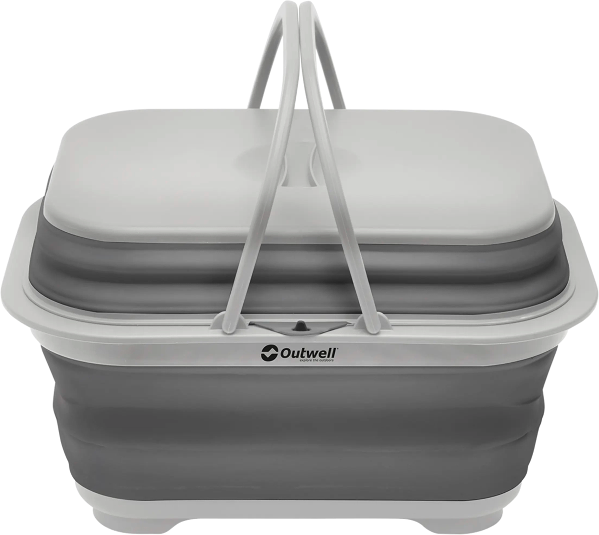 Collaps Washing Base oppvaskbalje med lokk 44 x 34 cm forfra